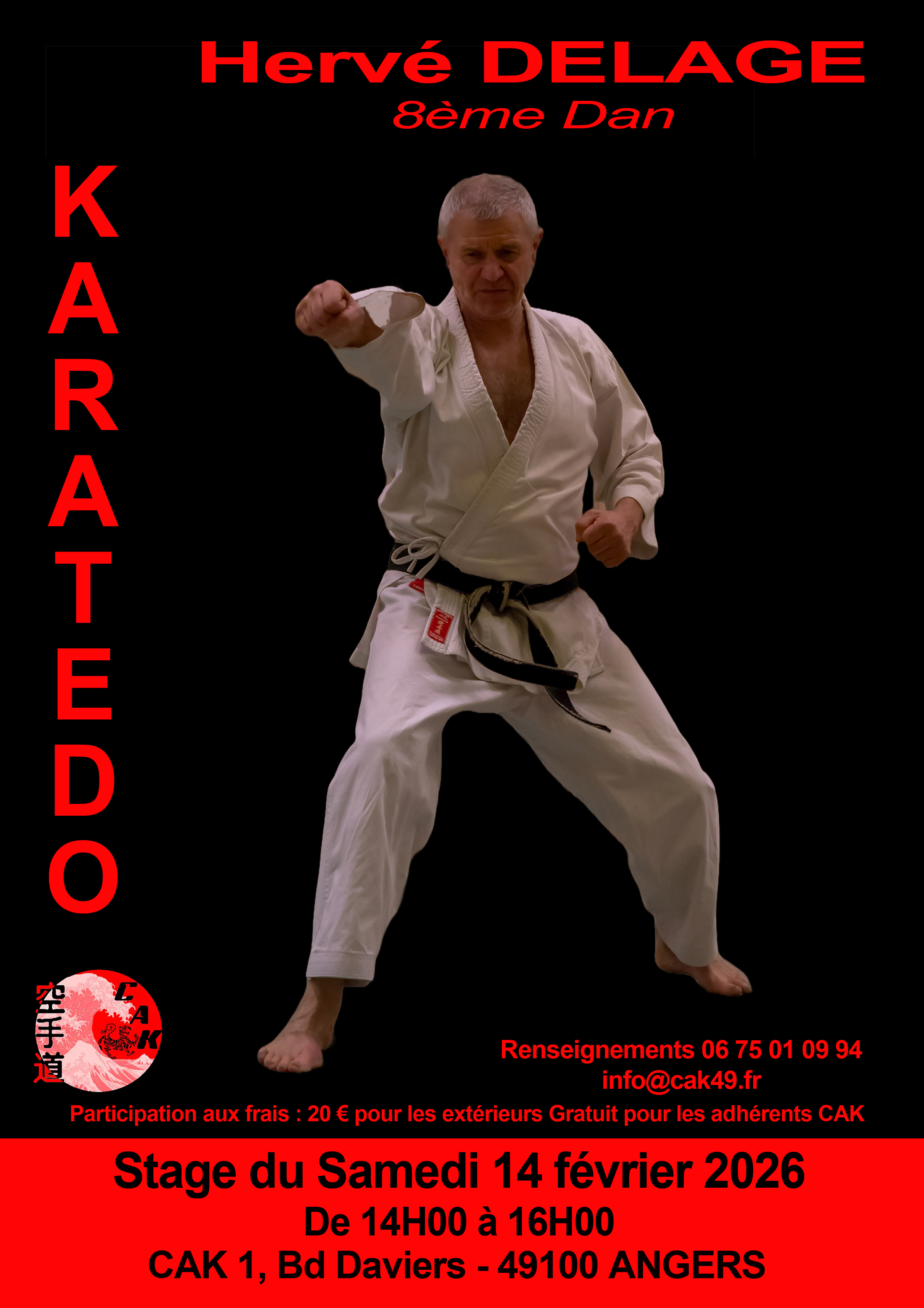 Herv&eacute; DELAGE 14.2.26 au CAK