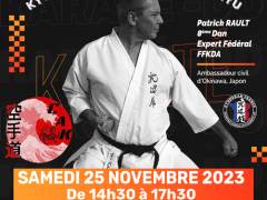 Stage Karate Do Shorin Ryu Kyudokan dirigé par Patrick RAULT