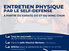 Ouverture de la section Entretien Physique par le Self-défense